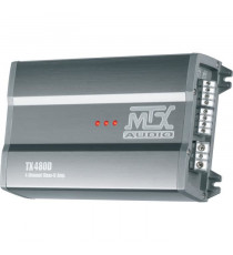 MTX TX480D Amplificateur 12V 4 Canaux Classe-D 4x80W RMS en Aluminium