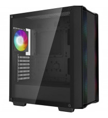 Boîtier PC - DEEPCOOL - CC560 ARGB V2 (Noir) - Moyen tour - Format ATX - Circulation d'air optimisée