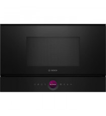 Micro-ondes simple Encastrable - BOSCH SER8 - BFL7221B1 Noir - Vol four: 21l - 1 mode de cuisson - H382xL594xP318mm