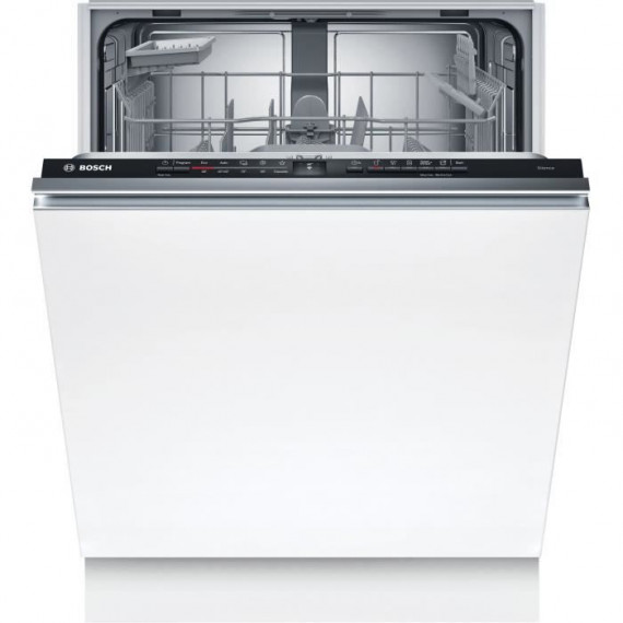 Lave-vaisselle tout intégrable - BOSCH SER2 - SMV2HTX02E - 13 couverts - EcoSilence Drive - 60 cm - 46 db - 5 programmes - Blanc