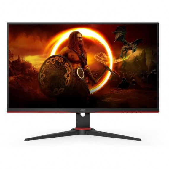AOC Gaming 27G2SPAE - Écran FHD 27, 165 Hz, 1 ms MPRT, FreeSync, G-Sync Compatible, Haut-Parleur (1920 x 1080, VGA,