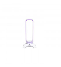 Support pour Casque/Micro-Casque - THE G-LAB - K-STAND RADO - RGB USB - Blanc