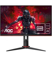 AOC Q27G2U/BK - écran Gamer - QHD IPS 144hz 1ms - FreeSync Premium - Ajustement en Hauteur - Hub USB