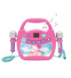 LEXIBOOK - Enceinte Bluetooth Licorne - Effets Lumineux, Micros et Batterie Rechargeable