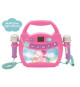 LEXIBOOK - Enceinte Bluetooth Licorne - Effets Lumineux, Micros et Batterie Rechargeable