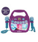 LA REINE DES NEIGES - Enceinte Bluetooth - Effets Lumineux, Micros et Batterie Rechargeable