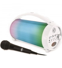FLASHBOOM Enceinte Bluetooth portable entierement lumineuse avec micro filaire détachable iParty - LEXIBOOK