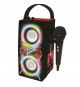 THE VOICE - Enceinte Tendance Bluetooth - Portable avec micro et effets lumineux