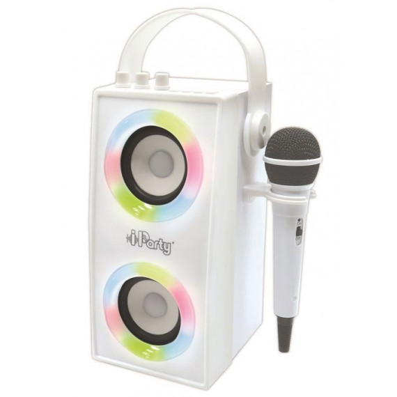 Enceinte Tendance Bluetooth portable avec micro et effets lumineux iParty LEXIBOOK
