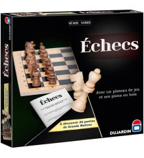 SERIE NOIRE ECHECS PLATEAU - Jeu de plateau - DUJARDIN - Affrontez-vous sur l'échiquier dans ce jeu de stratégie intemporel !