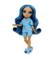 Junior High Pyjama Party - Poupée mannequin articulée 22 cm - Skyler (Bleue) - Nombreux accessoires - a partir de 4 ans