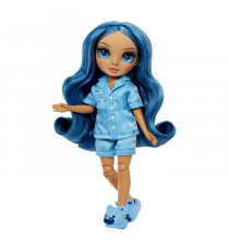 Junior High Pyjama Party - Poupée mannequin articulée 22 cm - Skyler (Bleue) - Nombreux accessoires - a partir de 4 ans