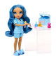 Junior High Pyjama Party - Poupée mannequin articulée 22 cm - Skyler (Bleue) - Nombreux accessoires - a partir de 4 ans