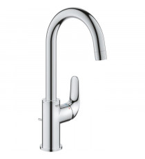 Mitigeur monocommande lavabo - GROHE Swift - 24330001 - Chromé - Taille L - Bec haut - Economie d'eau