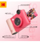 Appareil Photo numérique a Impression instantanée - KODAK - Smile+ - Fuchsia