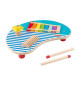 Fisher-Price-Table musicale en bois avec instruments de percussion HXT91