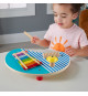 Fisher-Price-Table musicale en bois avec instruments de percussion HXT91