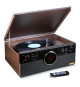 Tourne-disque TECHNAXX DAB BLUETOOTH RECORD-PLAYER TX-137 - Phono, Cassette, CD, USB, AUXIN, FM/DAB+ Radio