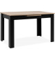 Table extensible - BIRMINGHAM - 80A - Ouverture synchonisée automatique - Chene / noir -  6 / 8 personnes - 125-165 x 75 x 80 cm