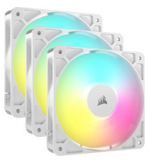 Pack de 3 ventilateurs PWM 120mm - CORSAIR - RS120 - Blanc