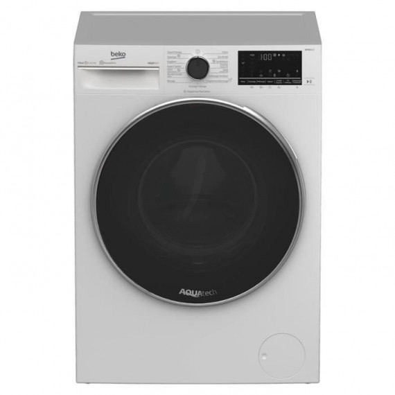 Lave-linge hublot BEKO B5WFT59419W - 9 kg - Induction - L60cm - 1400 trs/min - Classe A - Blanc