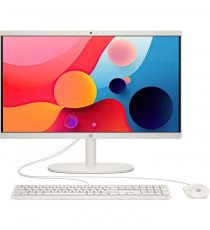 PC Tout-en-un HP 22-dg0001nf - 21,5 FHD - Intel N100 - RAM 8Go - Stockage 256Go - Sans Windows - Clavier & souris filaires