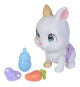 Smoby - Pamper Petz - Lapin a adopter - 4 accessoires - Articulé - Bois et fais pipi - Certificat d'adoption - Des 3 ans