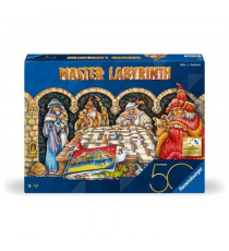 Labyrinthe Master, Jeux de société, Jeu de réflexion famille, 2 a 4 joueurs des 8 ans, 22792, Edition 50 ans, Ravensburger