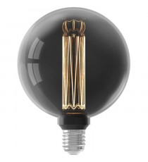 Ampoule LED E27 - CALEX - GLASSFIBER GLOBE G125 - 3,5 W - 40 lm - 2000 K - Intensité variable - Titanium