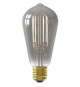 Ampoule LED E27 - CALEX - SMART ST64 - Filament droit - 7 W - 400 lm - 1800 K - Intensité variable - Smokey