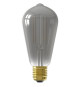 Ampoule LED E27 - CALEX - SMART ST64 - Filament droit - 7 W - 400 lm - 1800 K - Intensité variable - Smokey