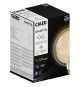 Ampoule LED E27 - CALEX - G200 SMART GLOBE - Simple filament spirale - 5 W - 220 lm - 1800 K - Intensité variable - Or