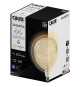 Ampoule LED E27 - CALEX - G200 SMART GLOBE - Simple filament spirale - 5 W - 220 lm - 1800 K - Intensité variable - Or