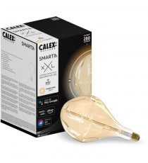 Ampoule LED E27 - CALEX - SMART ORGANIC EVO - Filament flexible - 6 W - 280 lm - 1800 K - Intensité variable - Or