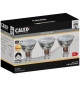 Ampoule LED reflecteur - CALEX - GU10 - 6 W - 400 lm - 3000 K - Intensité variable - Chrome