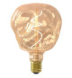 Ampoule LED E27 - CALEX - G125 NEO ORGANIC - Filament flexible - 4 W - 150 lm - 1800 K - Intensité variable - Or