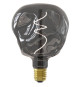 Ampoule LED E27 - CALEX - G125 NEO ORGANIC - Filament flexible - 4 W - 80 lm - 1800 K - Intensité variable - Titanium