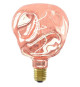 Ampoule LED E27 - CALEX - G125 NEO ORGANIC - Filament flexible - 4 W - 70 lm- 1800 K - Intensité variable - Rose