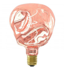 Ampoule LED E27 - CALEX - G125 NEO ORGANIC - Filament flexible - 4 W - 70 lm- 1800 K - Intensité variable - Rose