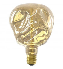 Ampoule LED E27 - CALEX - G125 NEO ORGANIC - Filament flexible - 4 W - 75 lm - 1800 K - Intensité variable - Champagne