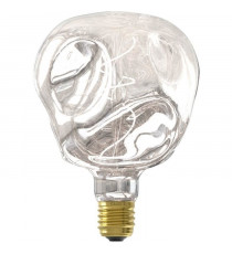 Ampoule LED E27 - CALEX - G125 NEO ORGANIC - Filament flexible - 4 W - 75 lm - 1800 K - Intensité variable - Silver