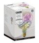 Ampoule LED E27 - CALEX - G125 NEO ORGANIC - Filament flexible - 4 W - 200 lm - 1800 K - Intensité variable - Arc-en-ciel