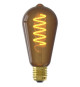 Ampoule LED E27 - CALEX - ST64 RUSTIC - Filament flexible - 4 W - 100 lm - 1800 K - Intensité variable