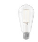 Ampoule LED E27 - CALEX - RUSTIC ST64 - Filament droit - 4,5 W - 470 lm - 2700 K - Intensité variable - Transparent