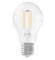 Ampoule LED E27 - CALEX - STANDARD A60 - Filament droit - 7 W - 806 lm - 2700 K - Intensité variable - Transparent