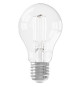 Ampoule LED E27 - CALEX - STANDARD A60 - Filament droit - 7 W - 806 lm - 2700 K - Intensité variable - Transparent