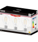 Ampoule LED E27 - CALEX - STANDARD A60 - Filament droit - 7 W - 806 lm - 2700 K - Intensité variable - Transparent
