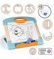 Smoby - Ardoise nomade - 3 utilisation différentes - Inclus : 1 feutre effaçable,  4 coloriages et 1 chiffon - Fabriqué en Fr…