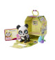 Smoby - Pamper Petz - Panda a adopter - 4 accessoires - Articulé - Bois et fais pipi - Certificat d'adoption - Des 3 ans