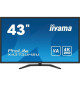 Ecran PC - IIYAMA - X4373UHSU-B1 - 43 VA LED 4K 3840 x 2160 - 3ms - 60Hz - 2 x HDMI 1 x DP 1x mini DP